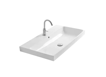 Lavabo 80 håndvask 80 x 45 cm m/hanehul, hvid